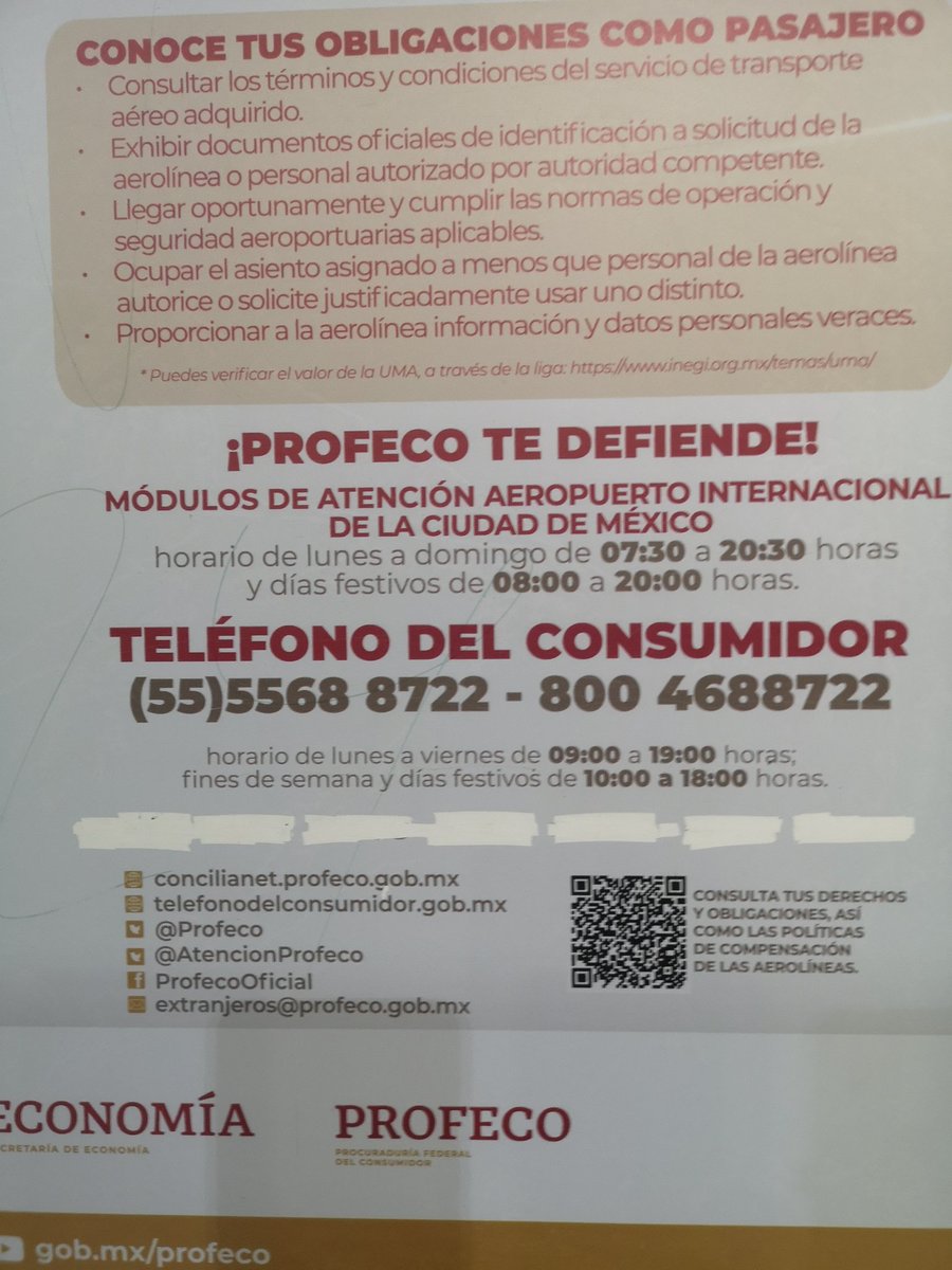 Rabbyta4's tweet photo. @Profeco el dia de ayer fui a Profeco ubicado en el aeropuerto termina 1 a las 18:40 y estaba cerrado. Podría explicarme porque???? si estos son  sus horarios!! https://t.co/B23fnEsi9d