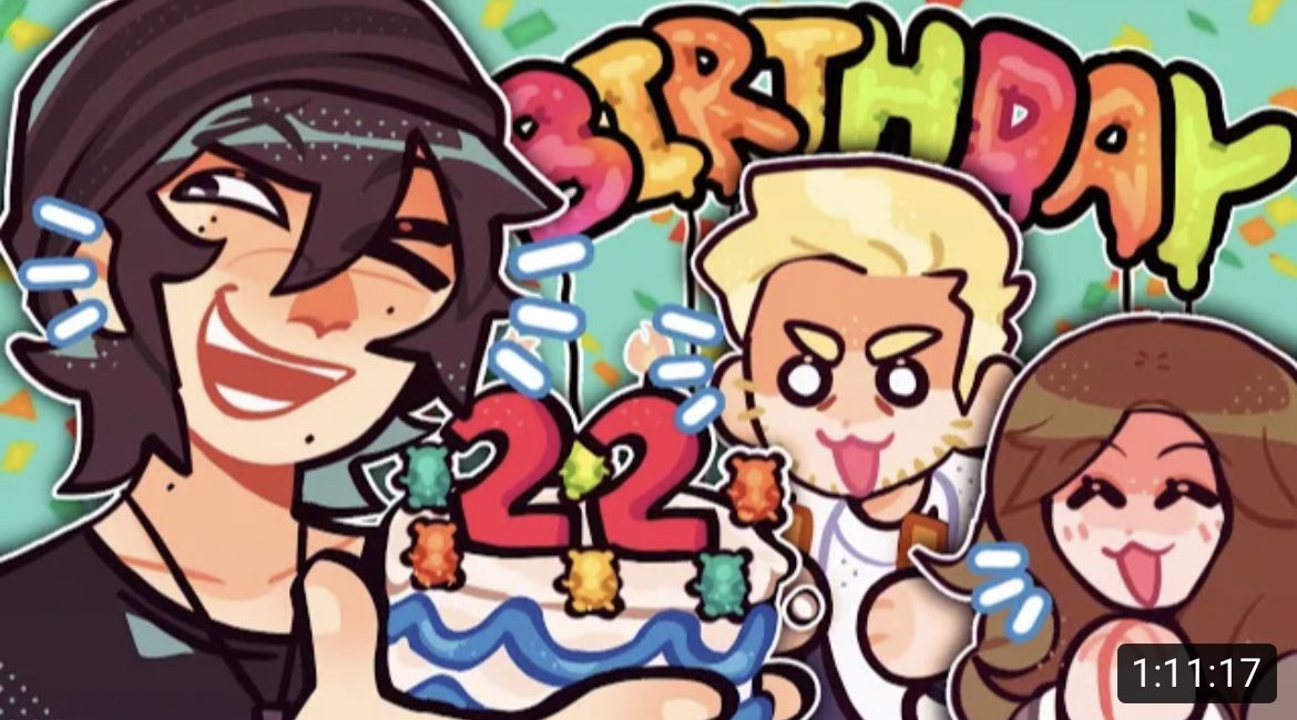 DTQK_UPDATES's tweet photo. — QuackityVODS just uploaded a new youtube video!

“Quackity’s 22nd Birthday Extravaganza With Philza &amp; Tina”

thumbnail artist: @borenii_

—> https://t.co/UdrqGy9MfF https://t.co/zwa5obM99B