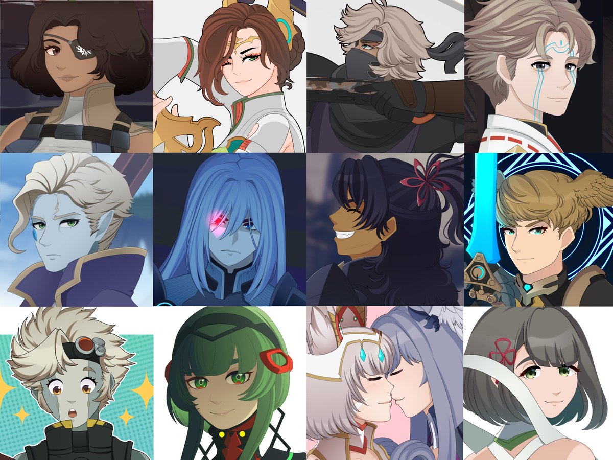 Managed to draw 13 out of the 20 heroes this year 🎉🎉🎉 