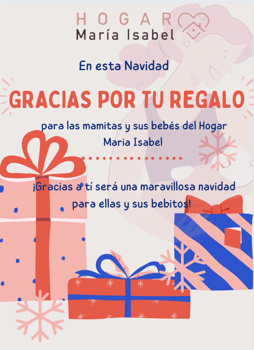 FunSialaVida_ES's tweet photo. ¡Gracias por tu regalo! 🎁
♥️Las mamitas y sus hijos te agradecen por darles tanta alegría esta navidad! 🎄
#Navidad2022 #HogarMariaIsabel https://t.co/I2YdBnwSCg