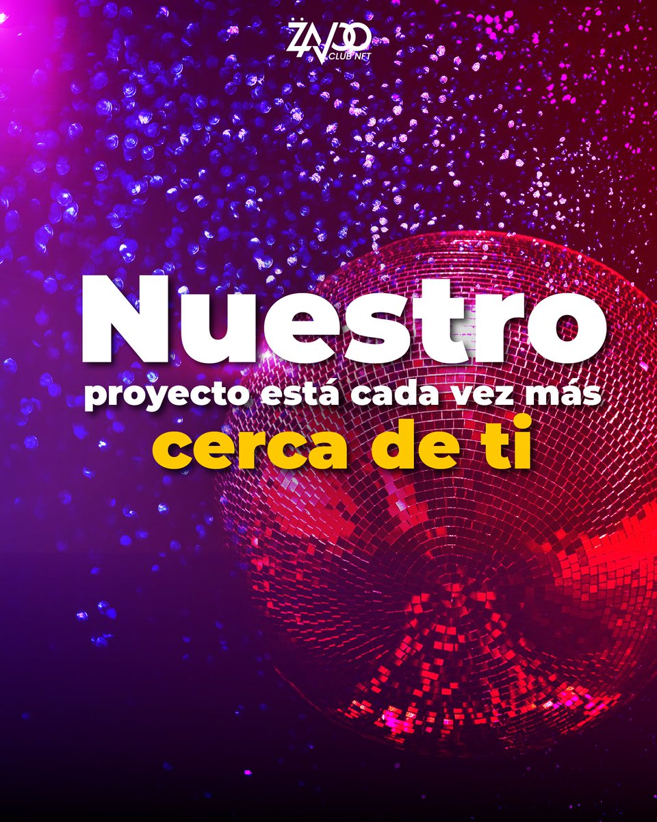 ZavooNft's tweet photo. ¡Cada vez este proyecto está más cerca de ti y no te lo puedes perder!

Somos la primera discoteca en américa latina con un nuevo concepto jamás antes visto en 
venezuela 🤯

#zavoo #zavooclubnft #nftartist #nftcollection #criptoactivos #criptomonedas https://t.co/62qoVGTpen