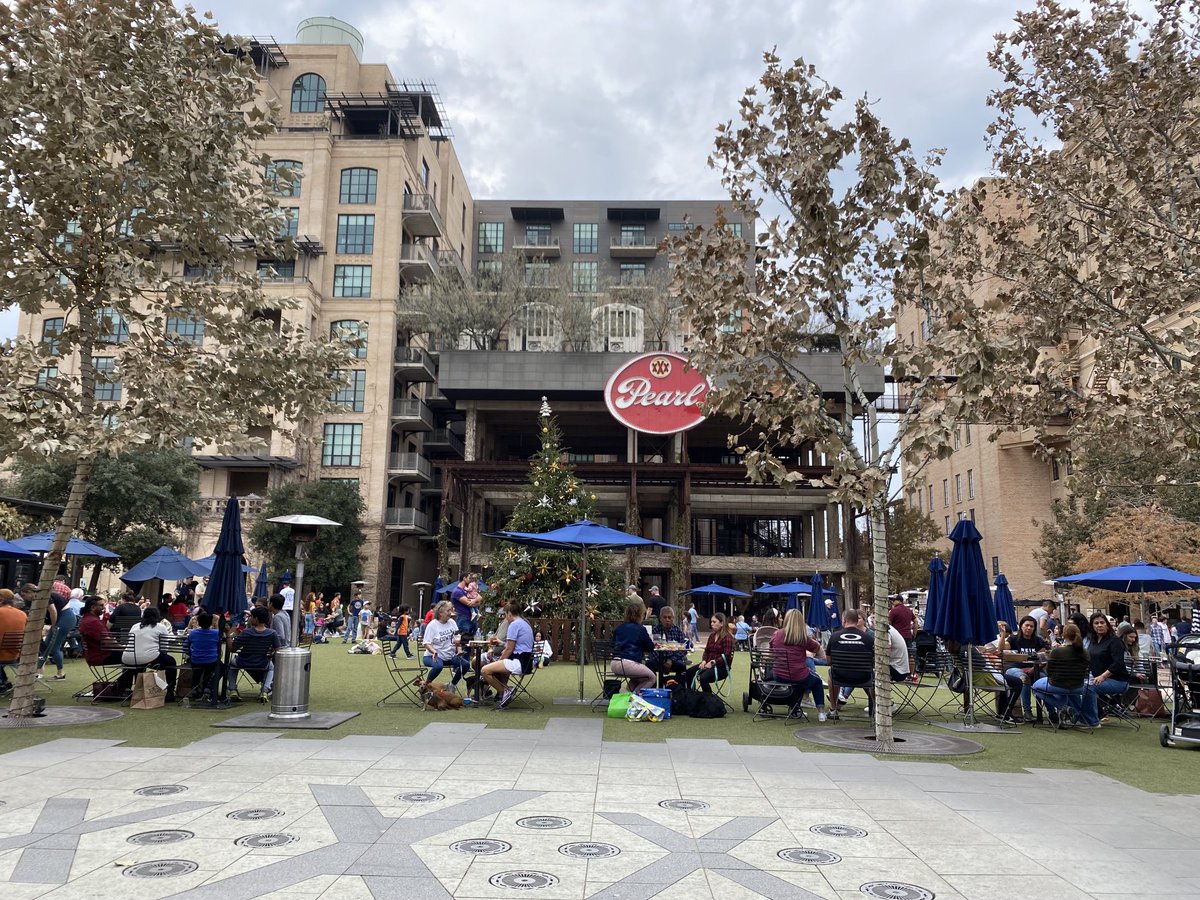 lmcgov's tweet image. The San Antonio Pearl is hopping.