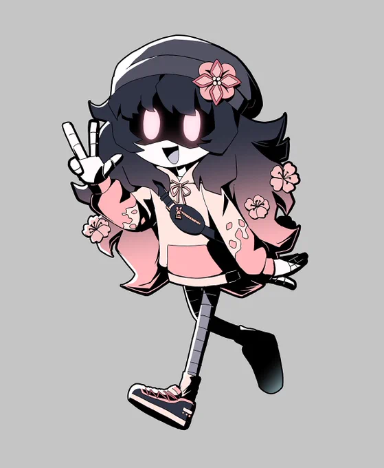 Tried drawing my sona in the #murderdrones universe, because I like making different designs for her 