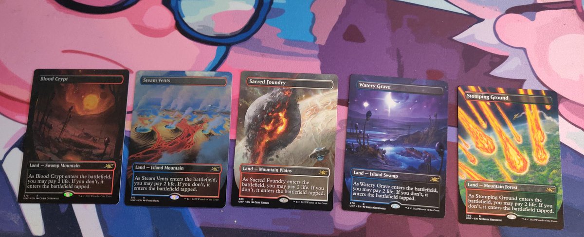 TheJDW85's tweet photo. Just some spice I pulled from an Xmas gift this year. #MagicTheGathering #mtgunfinity #nerd https://t.co/hSTlrLgIcV