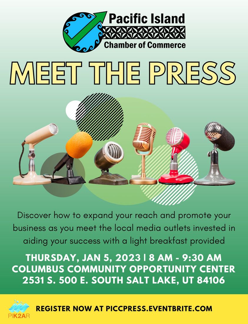 Pacific Island Chamber of Commerce's annual Meet the Press.