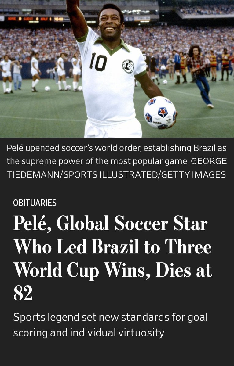Rest in Peace. #Pele
