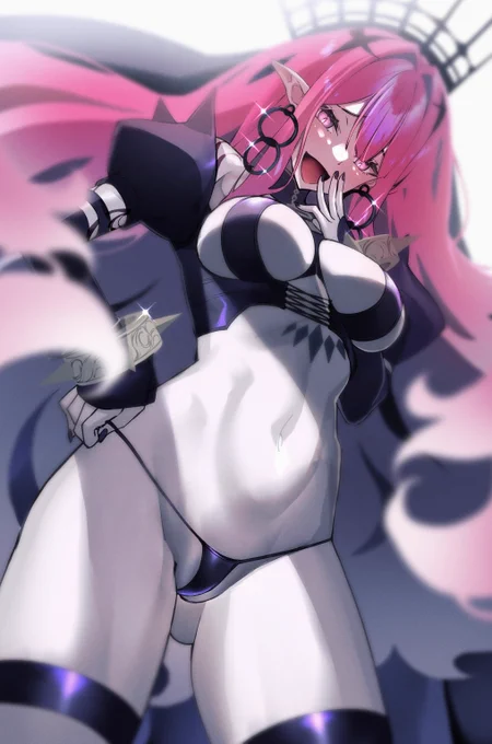 ちょっとぉ❤️ どこ見てんのよっ ざぁ～こっ❤️
やだっ❤️❤️ まぁじキモぉーい❤️❤️❤️ 
#バーヴァンシー
#FGO 