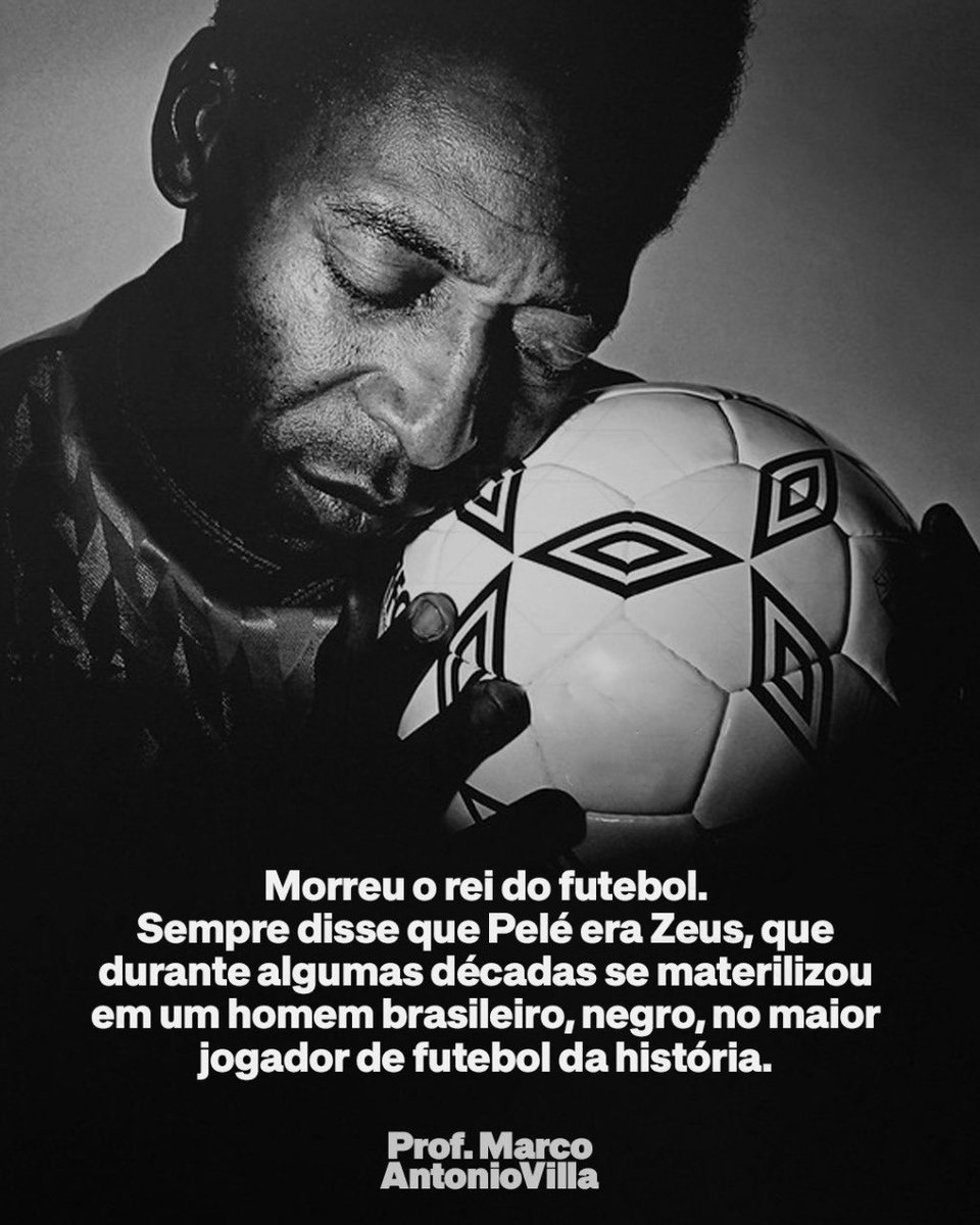 Morre Pelé, para sempre o maior jogador de futebol da história