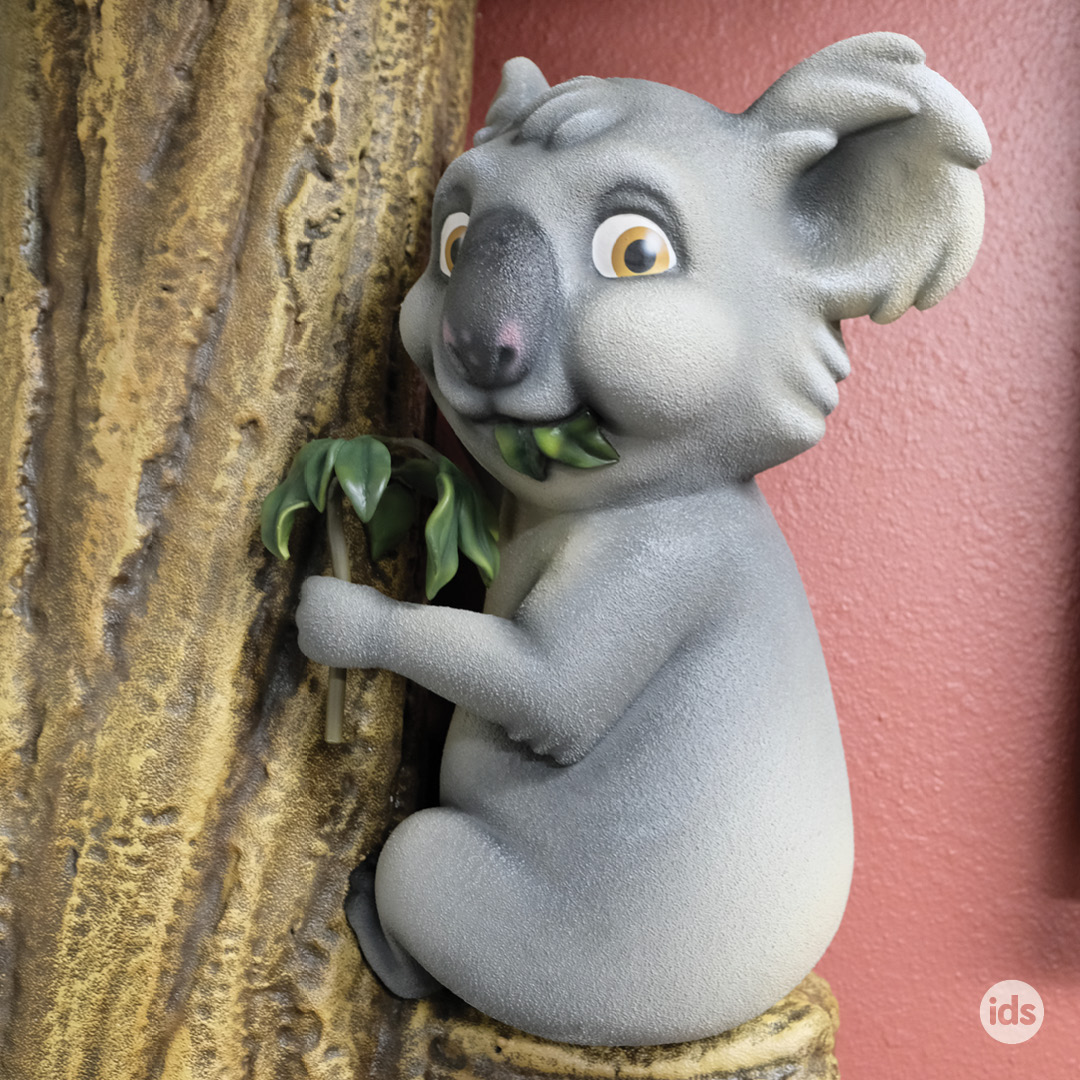 IDS_Kids's tweet photo. Develop an environment that your young patients will love with the help of IDS! Kid-friendly characters like this koala are one of the many ways to cater to children and their families.

#OfficeDecor #Characters #KidfriendlyDecor #Kidfriendlybusiness https://t.co/j35kobO8Hf