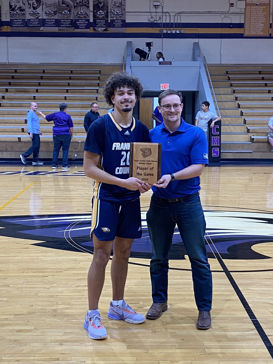 Flyers pick up a hard fought 58-56 win over Southern to advance to the Championship game of the Campbellsville High School Holiday Classic. Andrew Chenault was named today’s Player of the Game. He finished with 14 points and 12 rebounds!!