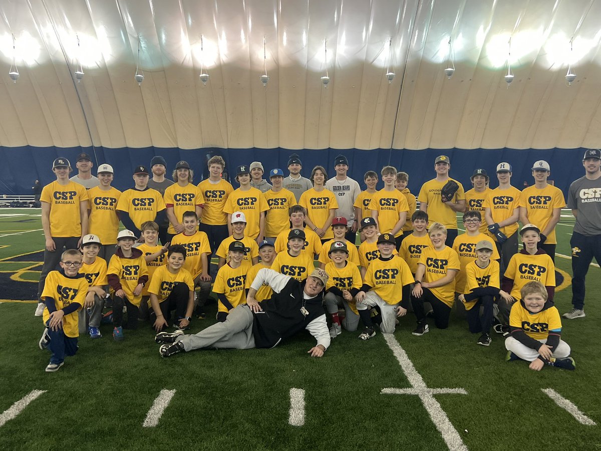 What a great week at our annual holiday camp!  Boys worked hard and learned a lot about the game!  Big thanks to <a href="/GusBusVarland/">Gus Varland</a> for coming out and to current CSP players <a href="/CarterShook/">Carter Shook</a> <a href="/MasonWolf01/">Mason Wolf</a> <a href="/KBrohmer3/">Kal Brohmer</a> <a href="/kobymcbroome/">koby mcbroome</a> <a href="/Sigfrids21/">Auston Sigfrids</a> and <a href="/bryce_nelly/">Bryce Nelson</a> for their time. #begolden