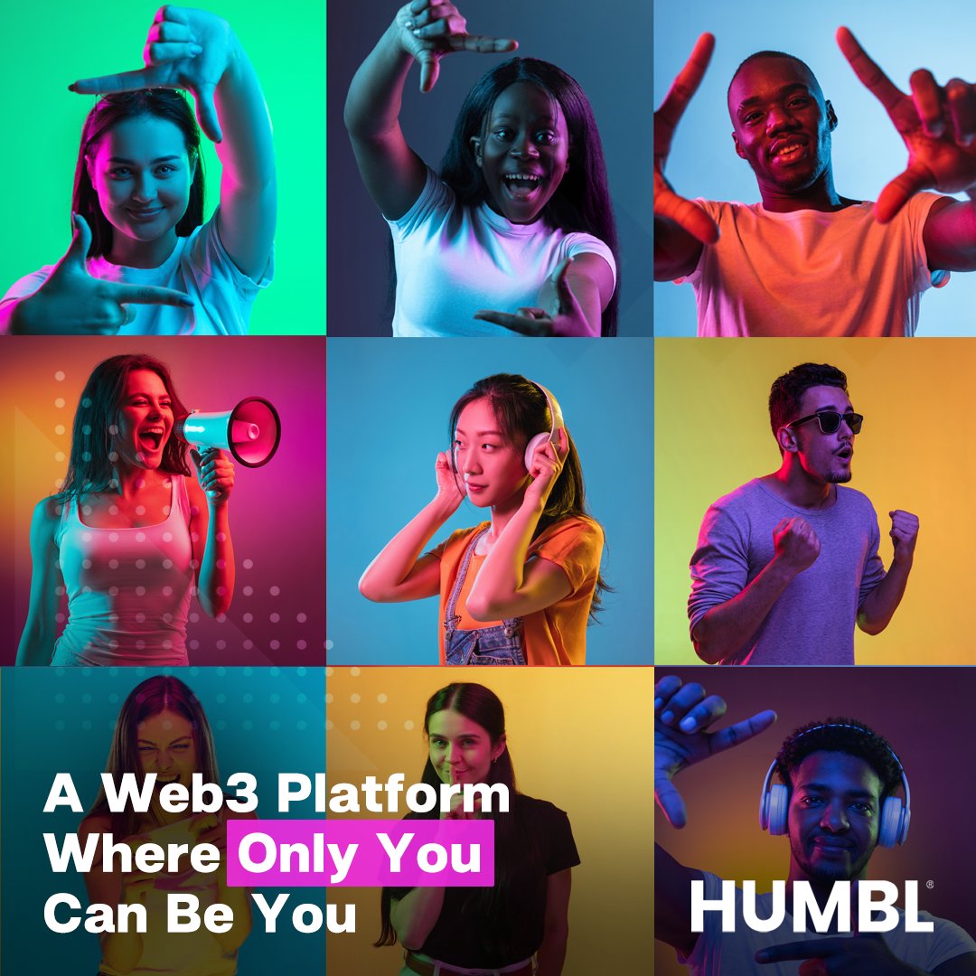 TAPinvest's tweet image. The #HUMBL Platform is launching 12.31.22.  Real profiles, real posts, real products coming soon to HUMBL.com

Join #Web3 in #2023