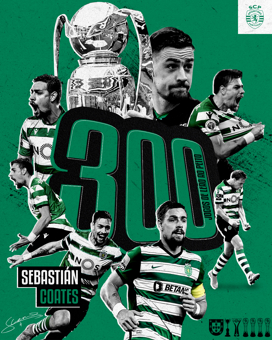 Sporting CP on X: 3️⃣0️⃣0️⃣ jogos de Leão ao peito