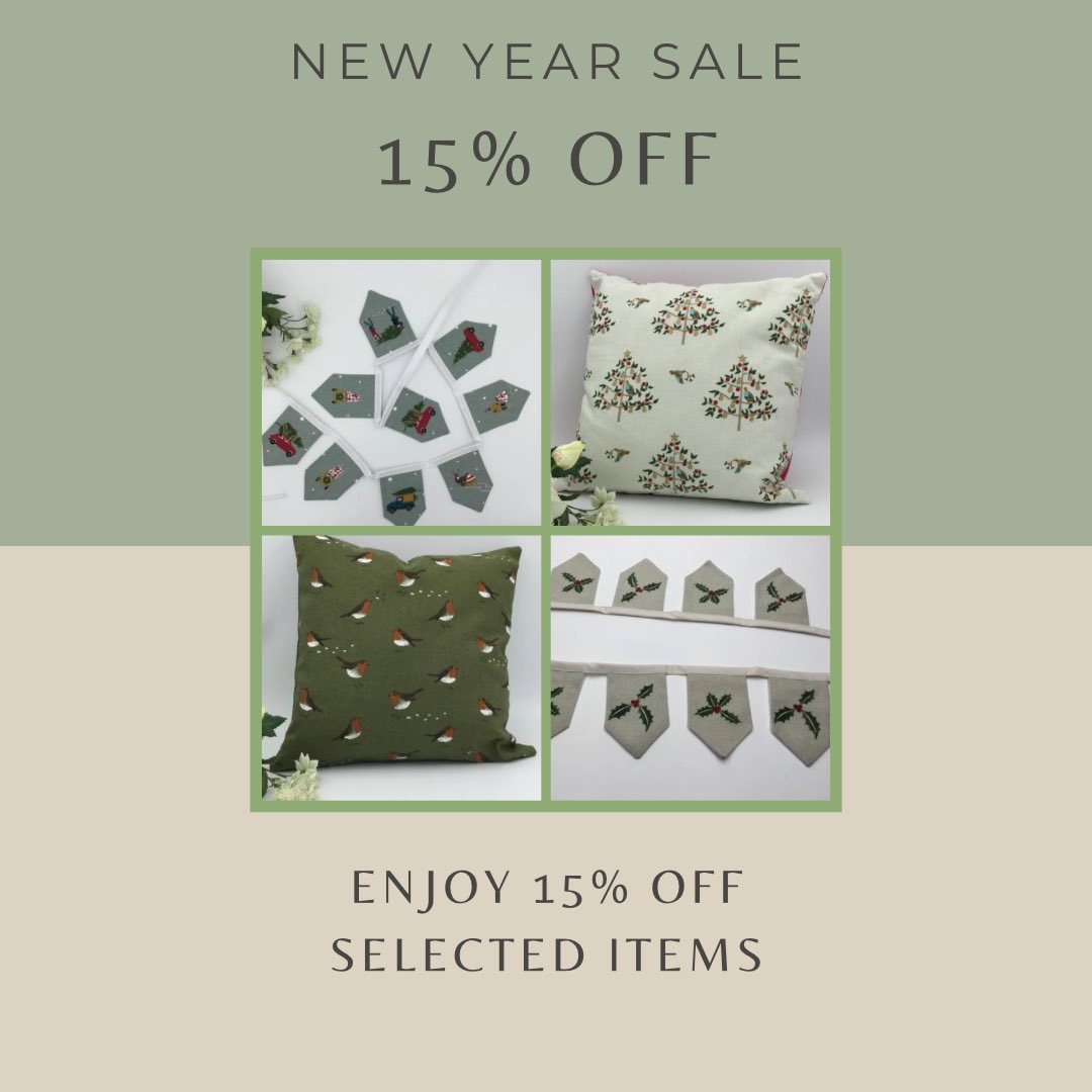bytwoelevens's tweet photo. Sale now on. Ends Monday 2nd January.
https://t.co/DvJv80Wn5P
#MHHSBD #newyearssale #handmadecushions #minibunting https://t.co/5hwhm6veOC