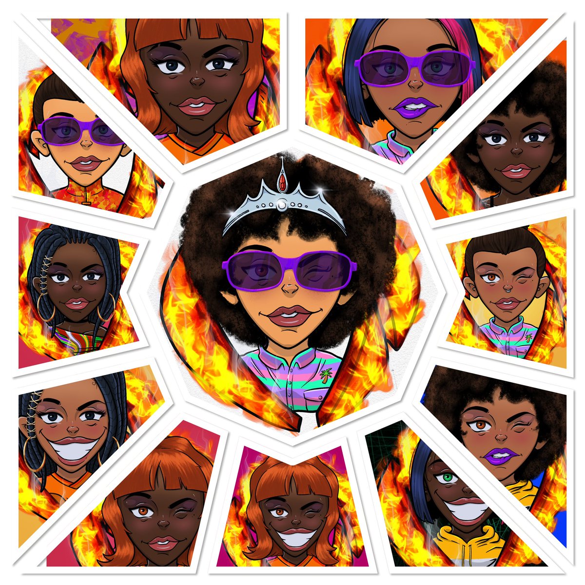 CryptoRotuman's tweet photo. Fire ๐ฅ Queens ๐ธ #firequeens #flamegang #rotustyle https://t.co/21kuigseGv