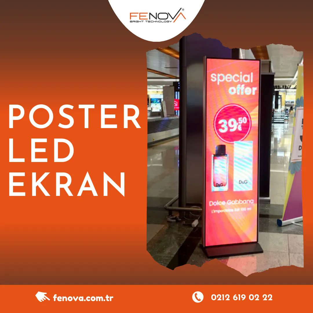 fenovateknoloji's tweet image. 🏆 POSTER LED EKRAN
✔️ Poster LED EKRANLAR eski baskı afişi türü ve reklam baskısını değiştirmekten çok fazla zaman harcamaktan daha hızlı basit ve daha kolaydır.
🌐 fenova.com.tr/poster-led-ekr…
☎️ +90 212 619 02 22
📌 #posterledekran #posterekran #magazaledekran #led #fenova
