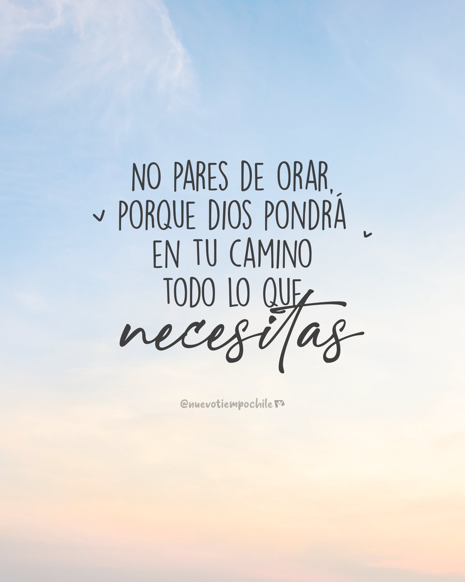 ntchile's tweet photo. 🌟“Si ustedes creen, recibirán todo lo que pidan en 🙏#oración" 💝 #Mateo 21:22 📖
NO PARES DE ORAR, Dios pondrá en tu camino, NO LO QUE QUIERES, sino exactamente lo que necesitas ✨

#frasescristianas #hagamosviralajesús #cristianos #biblia #Dios #Jesús #mensajescristianos https://t.co/CoC6A8McUf