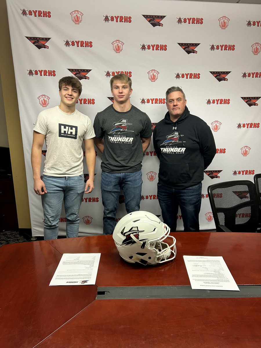 Great day in the Garlic Curtain! More <a href="/reginathunder/">Regina Thunder</a> <a href="/YRHS_Raiders/">Home of the Raiders</a> details to come. #Hooah