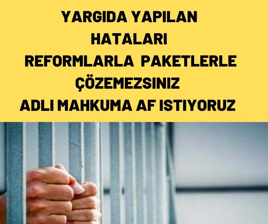 <a href="/RTErdogan/">Recep Tayyip Erdoğan</a> <a href="/dbdevletbahceli/">Devlet Bahçeli</a> ErdoğanBahçeli ÇözümGenelAfErdoğanBahçeli ÇözümGenelAf

<a href="/RTErdogan/">Recep Tayyip Erdoğan</a> <a href="/dbdevletbahceli/">Devlet Bahçeli</a>
Sesimizi duymanız için daha kaç anne evladına kavuşmadan ölmeli ? 
Kaç evlat annesini,babasını tanımadan büyümeli