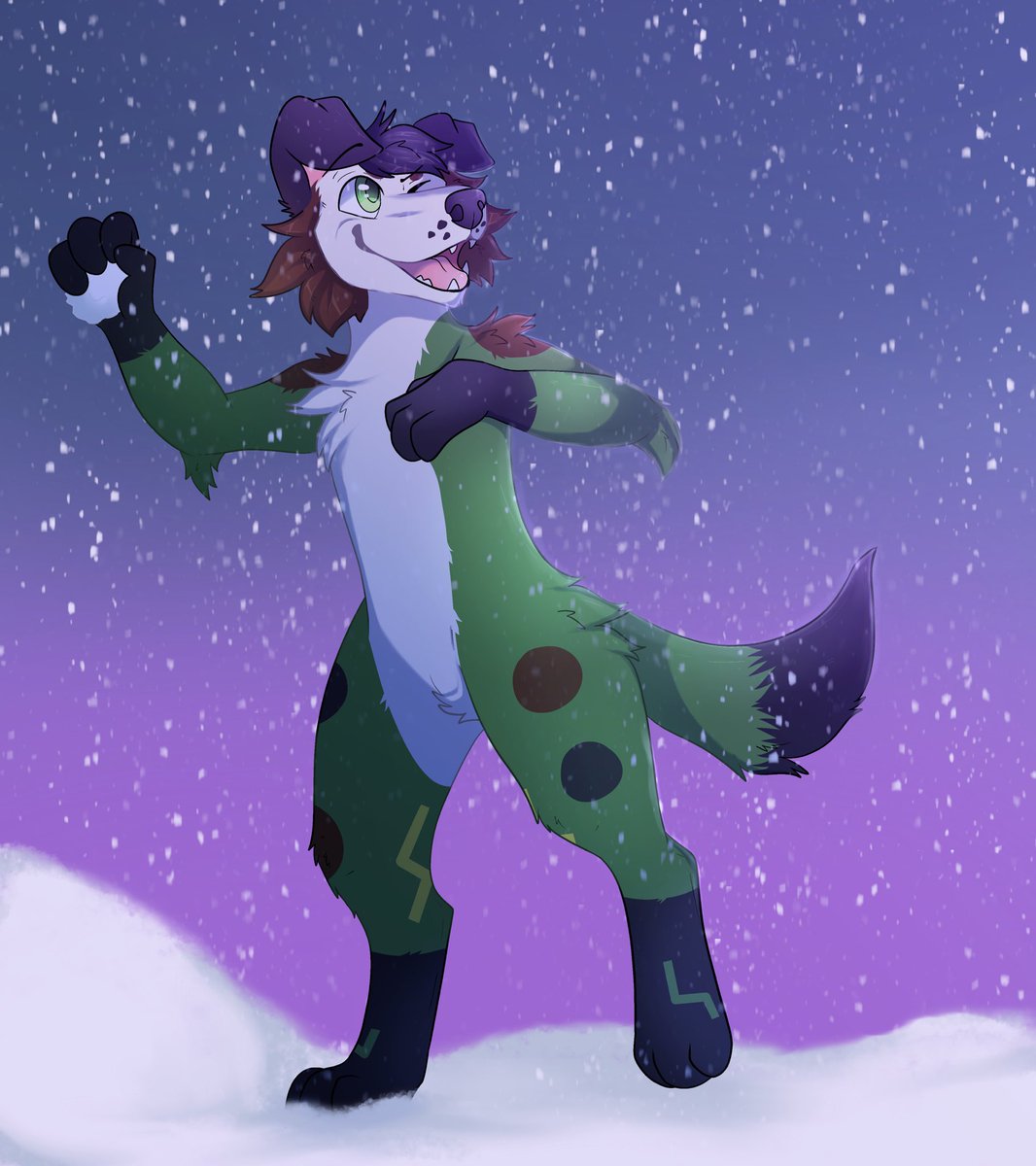 Snowball fight! ❄️ 

(For <a href="/blaineaussie/">Blaine</a> !)