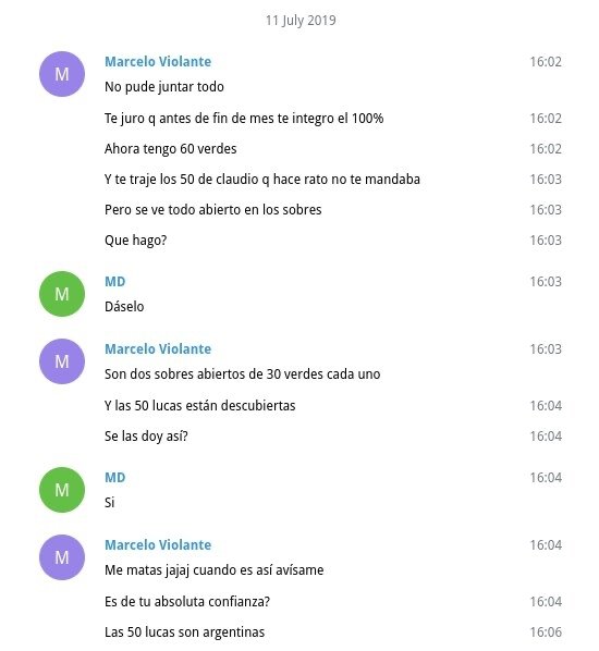 EliGAlcorta's tweet photo. Conversaciones de Marcelo D´Alessandro que incluirían coima, negocios y vínculos irregulares con la mano derecha del Pte. de la Corte Suprema, jueces, fiscales que investigan causas políticas. Este es el ministro de Justicia de  @horaciorlarreta, tal para cual. Sinvergüenzas. https://t.co/8SmmkPpTmO