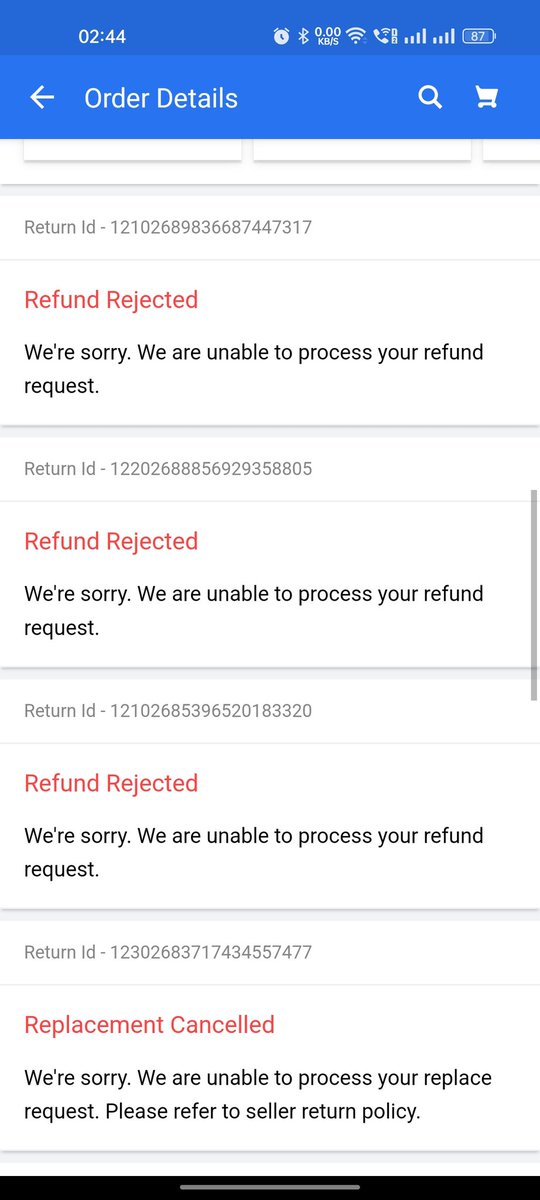 shishodiap's tweet photo. @Flipkart @flipkartsupport what going on how many time return request raised by me and customer support team saller rejected all time return request wrong product delivered by saller and Flipkart team not resolved me concern after delivered product image shared by me. https://t.co/cuIiVw6PYS