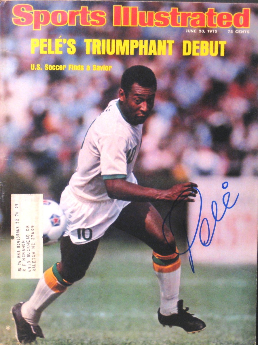 RIP to the legendary Pele. Used to love watching him play here in NJ with the Cosmos. The GOAT.