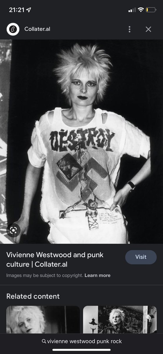 ‘I was a punk before it got its name’ RIP punk queen #viviennewestwood