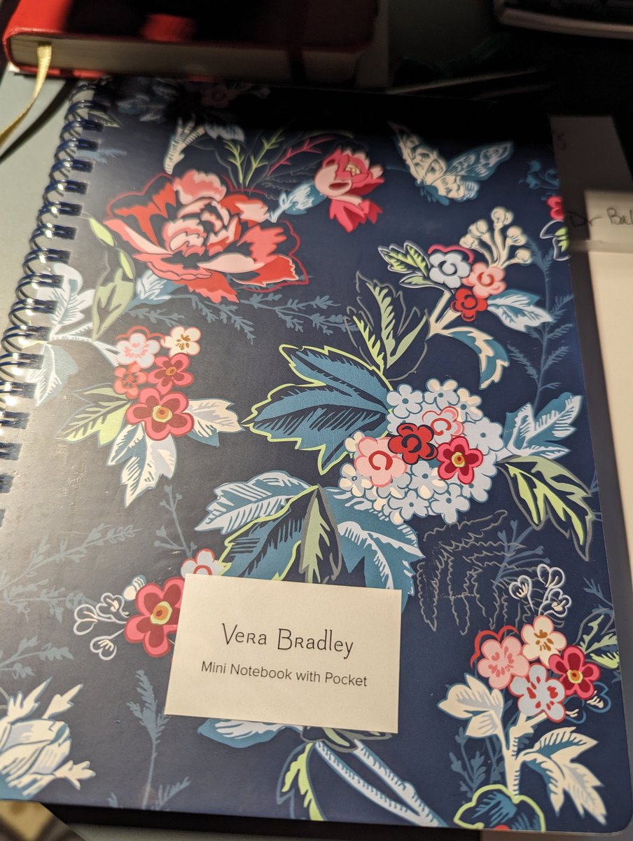 MostlyCatM's tweet photo. @jacasiegel Almost twinsies! It was a gift but I think this one is going to work (even though I already have a dozen retired, mostly empty notebooks within eyesight on a bookshelf). https://t.co/myVFp9zZ1s