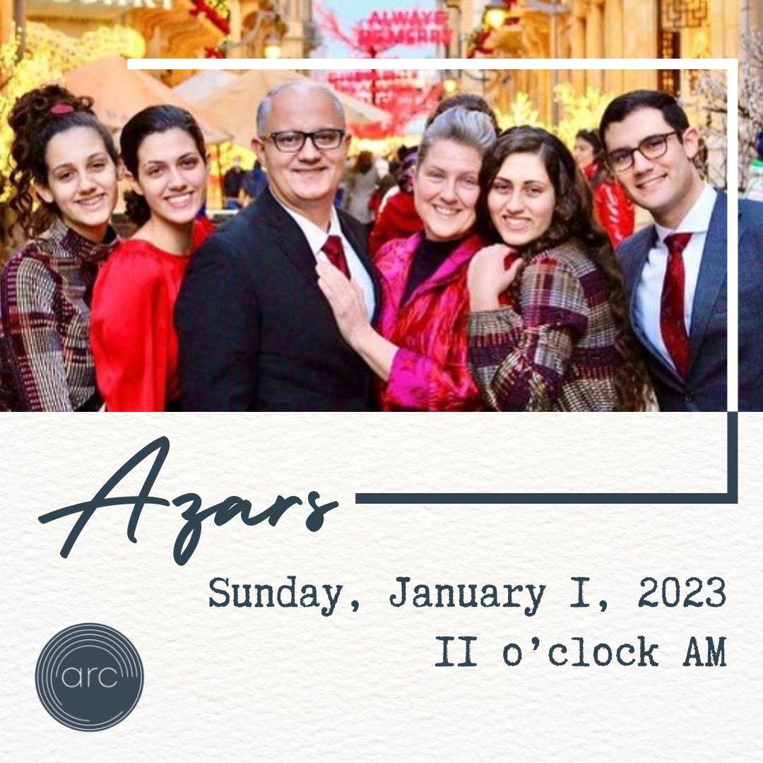 ARCJoplin's tweet photo. We are so excited to have the Azar family this Sunday! They will be ministering in our 11 AM "New Beginnings" service. GROW classes at 10 AM for all ages! #arcjoplin https://t.co/09zxN8Bx3s