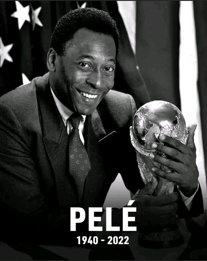 He is known as the father of football in sports history.He is no more longer in physical world. heartily condolence #pele