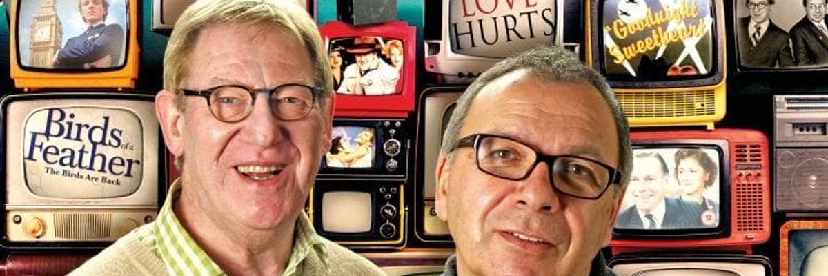 ItsMarksandGran's tweet photo. BAFTA-winning writers @marksandgran have published Shooting the Pilot which features six commissioned pilot scripts including Goodnight Sweetheart, Birds of a Feather and The New Statesman and behind the scenes stories https://t.co/qgieoytUuo https://t.co/e9ZTXaXv0U https://t.co/BgYeSi0rmU