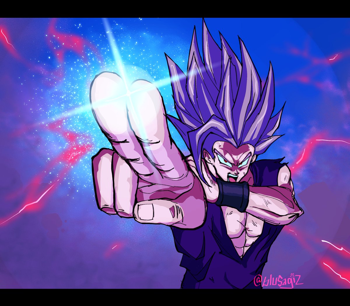 blusagiz's tweet photo. Gohan when he beasts 
#art #redraw #gohanblanco #dbs https://t.co/BuM6vwSIGB