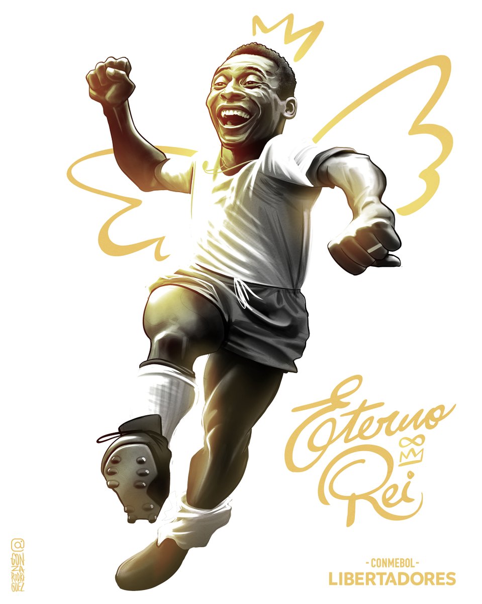 Libertadores's tweet photo. ���🏿👑 ¡El cielo ahora tiene un Rey! ✊🏿
 
♾ @Pele

#GloriaEterna #PeléEterno https://t.co/VQ6FrDg2mV