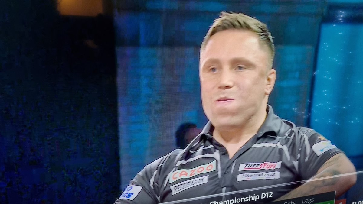 rexbarlez's tweet photo. @SkySportsDarts this reaction from Gerwyn Price is not OK and is deeply inappropriate https://t.co/ERuwoCitvQ