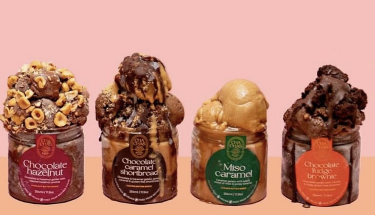 DavidJ_Burns7's tweet photo. 2022 Product, brand and packaging makeover of the year!

Chachas of Bondi 

Nut based Vegan Gelato, gluten free and delicious 👅

#chachas #vegan #gelato #glutenfree https://t.co/7xdpBmmUHo