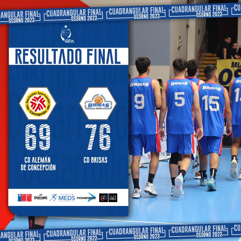 Temporada 2022 🔴🔵

Resultado final 

@cda_concepcion vs. @deportivobrisas 

#spaldingchile | @indchile | @mindepchile | @chilefeba | #poweradecl | #clinicameds