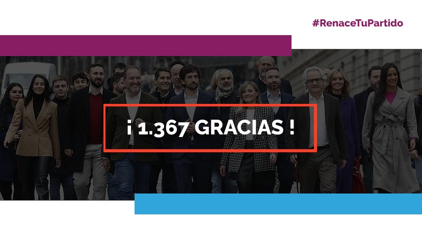 Liberales_CS's tweet photo. 🧡 !! 1.367 GRACIAS  !! 🧡

Gracias a todos los afiliados que habeis enviado vuestro aval psra apoyar la candidatura encabezada por @AdrianVL1982 y @PatriciaGuaspB 

¡¡ Seguimos !! 💪🏽 https://t.co/pjbTXOVlNp