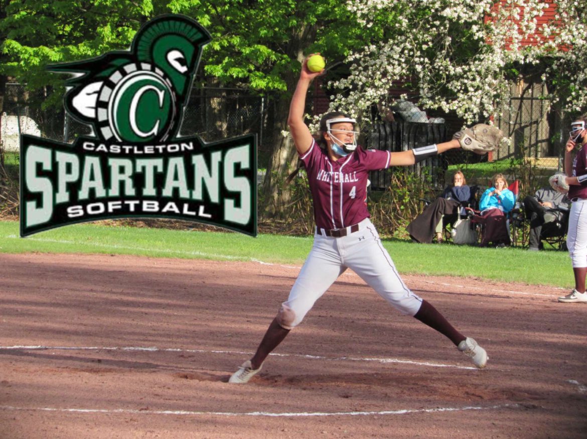 MadiosnG's tweet photo. Excited to announce that I will be continuing my academic and athletic career at Castleton University!! Thank you to my family and coaches. Go Spartans💚@CastletonSB https://t.co/32ihIPhsq0