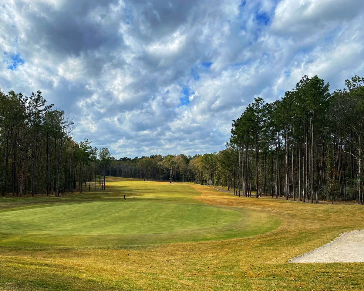 Got to play the new <a href="/highlandpinesgc/">Highland Pines Golf Club</a> on a nice warm day. Was really impressed. Zoysia tee to green, and those greens were flawless (and maybe a little too quick for us this time of year). Wonderful layout with elevation change. Imagine that (the latter) in the Houston area.