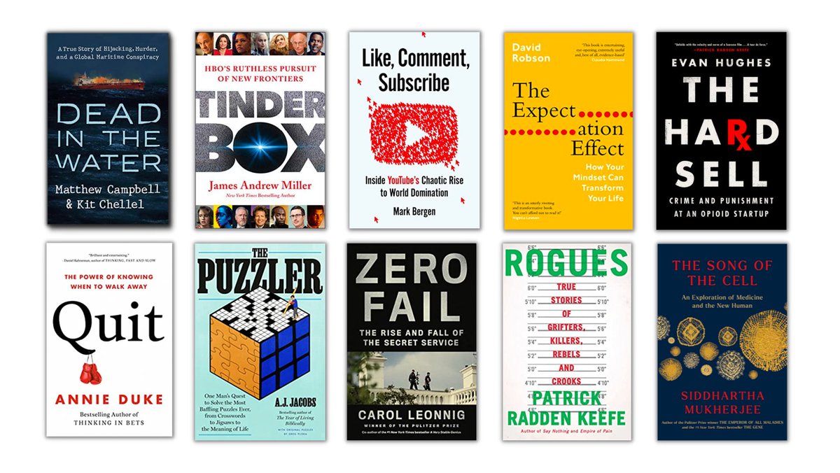 It's time for our 2022 Best Books list 📚! 

<a href="/omooretweets/">Olivia Moore</a> and I each read 100+ books this year.

We're sharing our favorites, starting with 10 non-fiction picks ⬇️