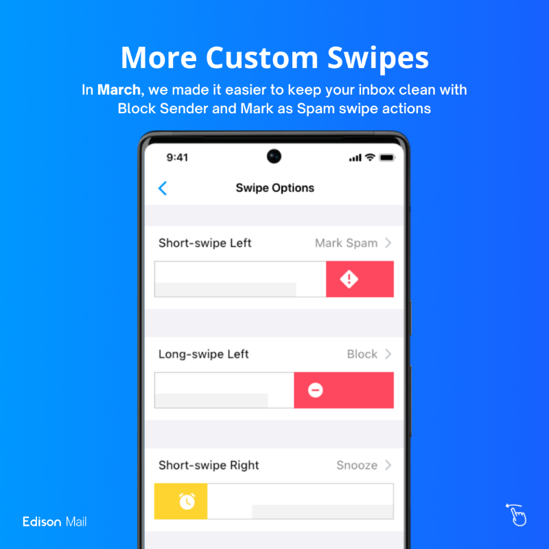 Edison_apps's tweet photo. From Pinned Messages 📌 to Custom Swipes ↔️, smarter Subscriptions and more customizations, we've had a busy year at #EdisonMail. 🤓
To end the year with a bang, here's a recap of some of the biggest 2022 updates we brought to our app! #GetEdisonMail
