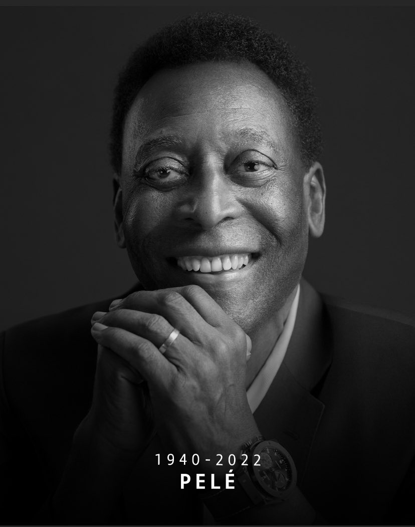 Rest in Peace. A true legend and of the greatest ever to play the game.⚽️🙏🏼🇧🇷