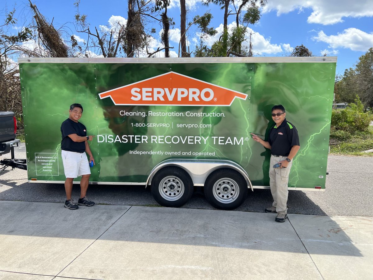 SERVPRO of East Honolulu Disaster Recovery Team in Florida during the storm of Hurricane Ian