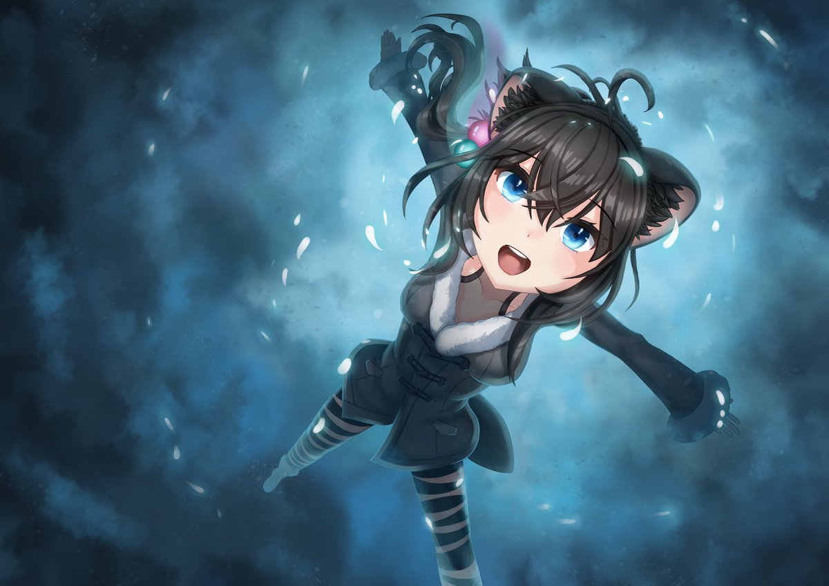 SunlitAzure's tweet photo. I drew @IsThisNameGoes flying around #vrchat https://t.co/Hkcr7YwLRw