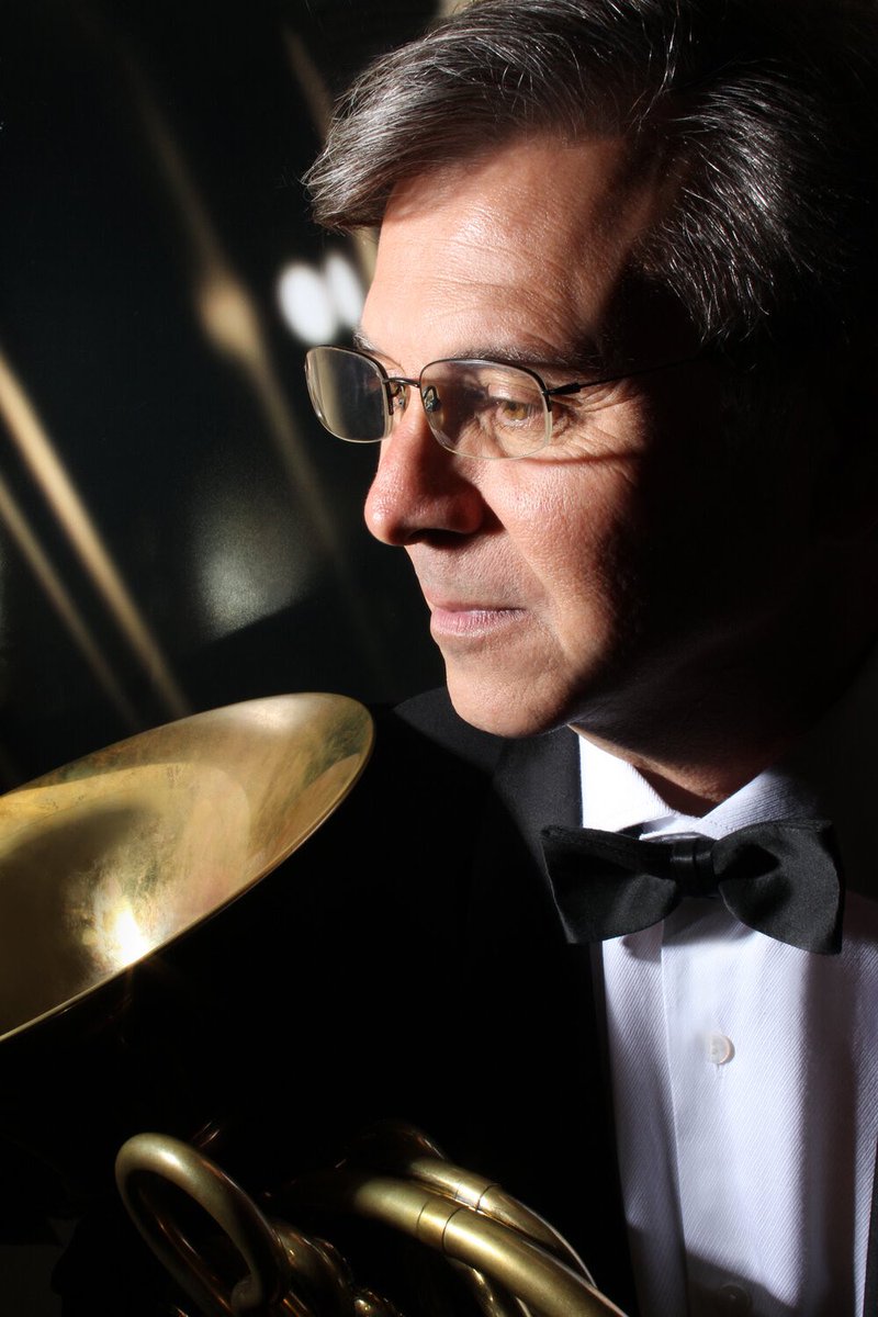 SantaFeSymphony's tweet photo. Are you ready for some New Year excitement? Widely recognized as one of the most technically commanding performers of the horn, Jon Boen takes center stage for the premiere of new arrangement of Jan Bach’s Concerto for Horn and Orchestra. Tickets: https://t.co/HSMRnlECIV https://t.co/5xBGpoWczW