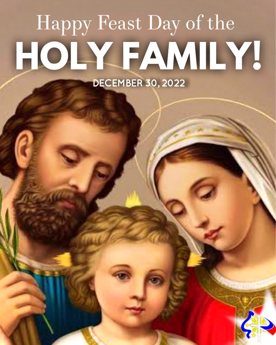 Happy Feast Day of the HOLY FAMILY! 💖 #Pasko2022 #SagradaFamilia