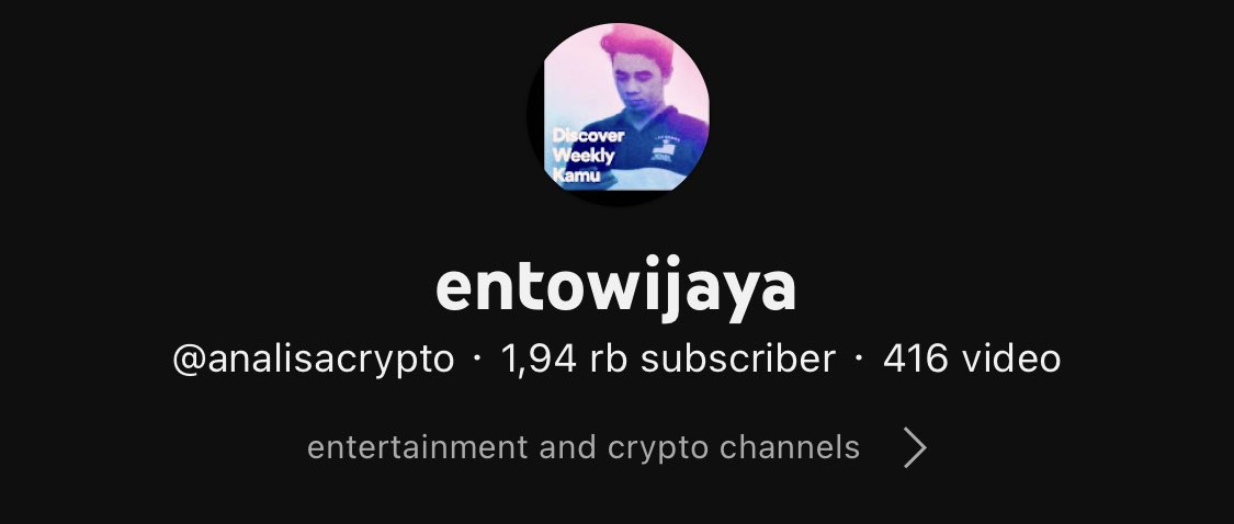 I'm active here now 

youtube.com/@analisacrypto
