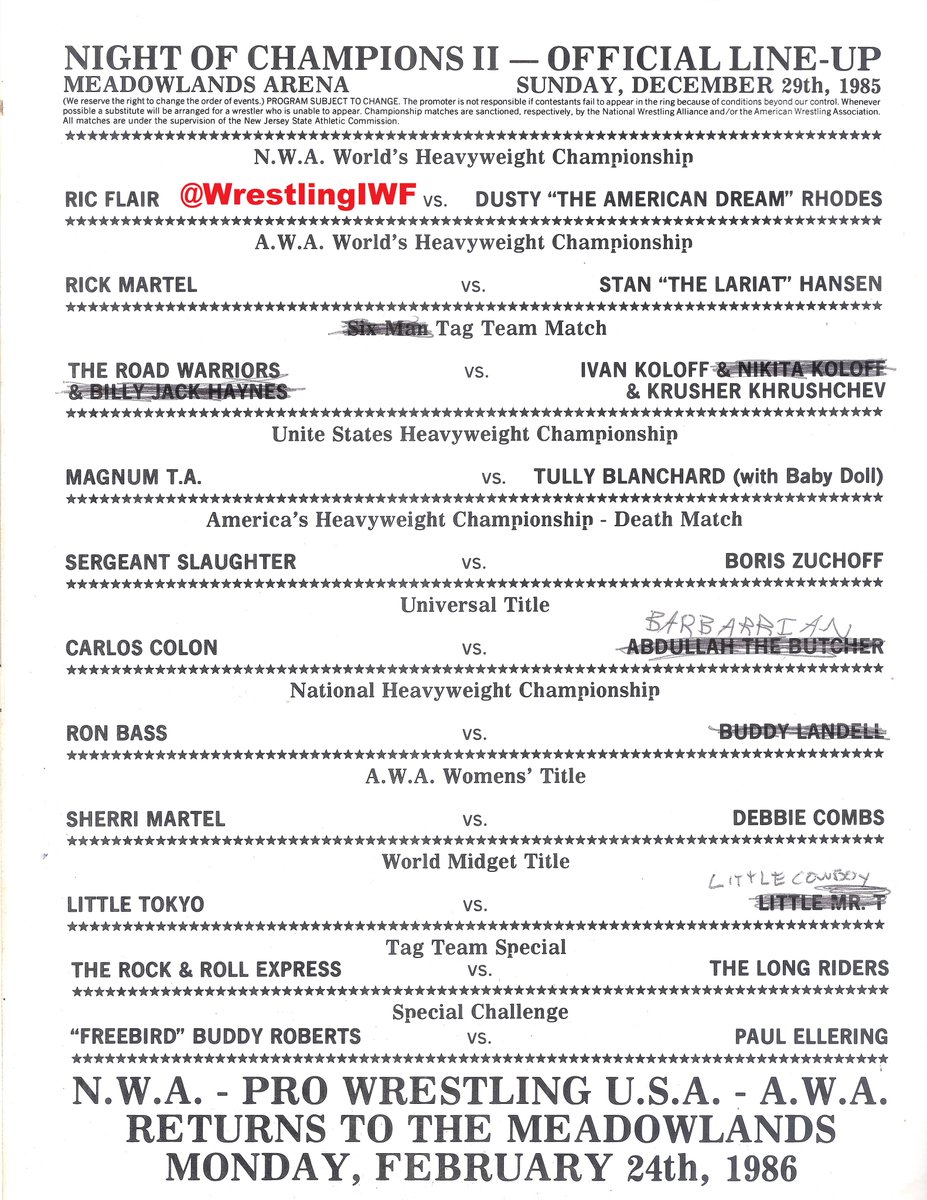 IWF Wrestling on Twitter "TBT What's your favorite bout from NWAAWA Pro Wrestling USA at 