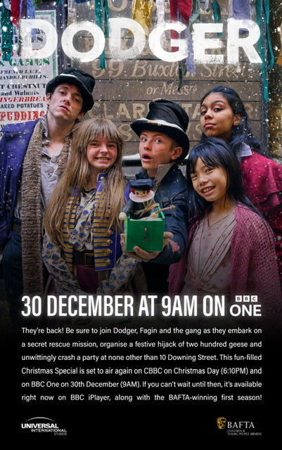 Dodger’s on the Oner. Tomorrow morn. 9am. The little scamps have hit the big time. Very very very very special guest stars (as always). #bbcone #nbcuniversal